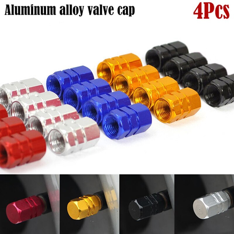 Tire Stem Valve Caps Wheel Valve Covers Car Tire Cap, Hexagon Shape